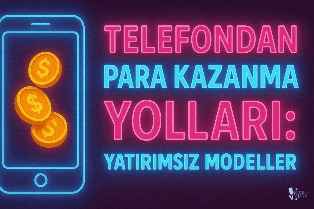 Telefondan Para Kazanma Yolları